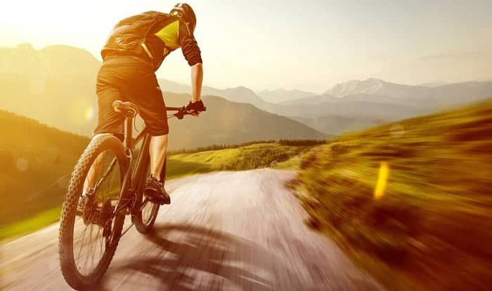 Mountain biking best sale average speed