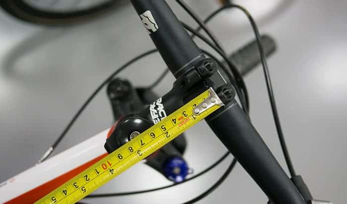 how to measure a bike stem