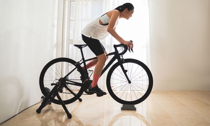 Turn road bike on sale into spin bike