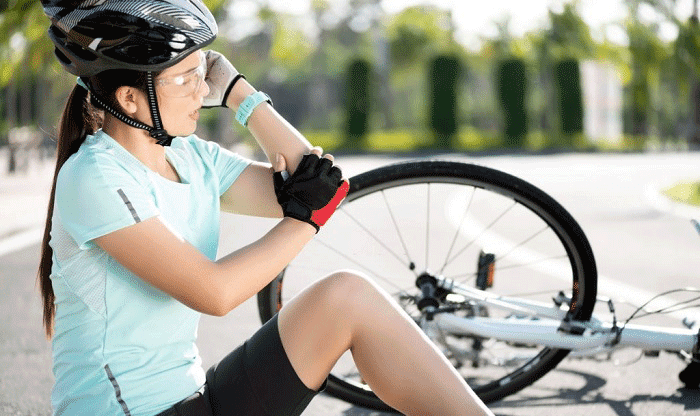 most common causes of bike crashes