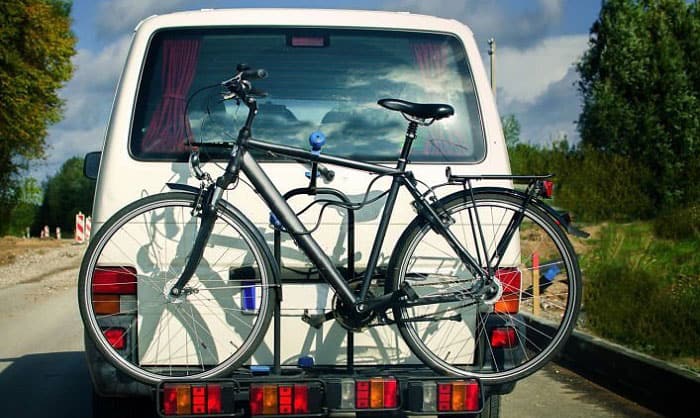 securing bike to bike rack