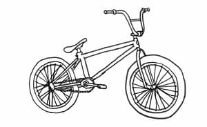 cycling-drawing