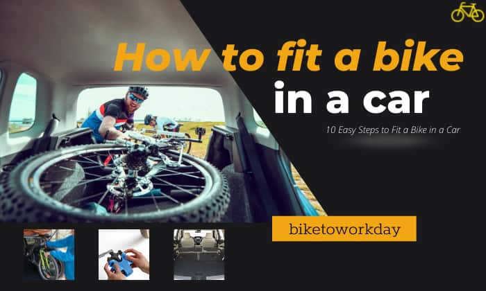 how to fit a bike in a car