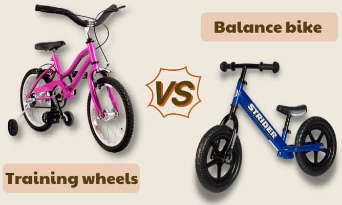 balance bike vs training wheels