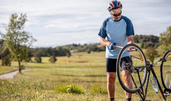 Racing bike cheap tyre pump