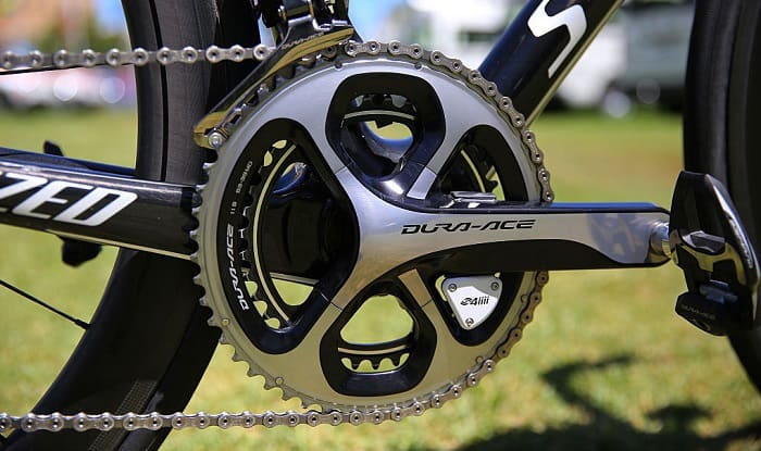 Crankset on bike hot sale