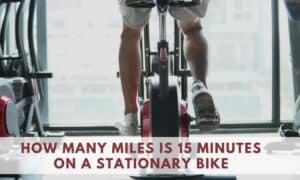 how many miles is 15 minutes on a stationary bike