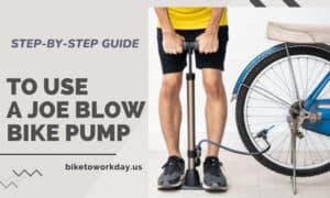 how to use a joe blow bike pump