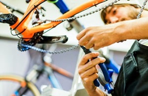 Slipped bike online chain