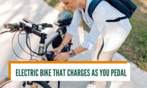 electric bike that charges as you pedal