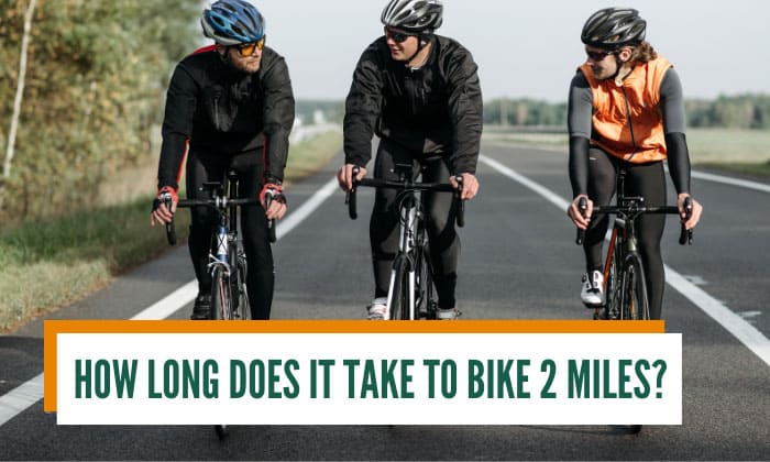 how long does it take to bike 2 miles