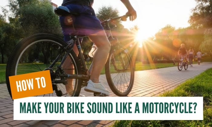 how to make your bike sound like a motorcycle