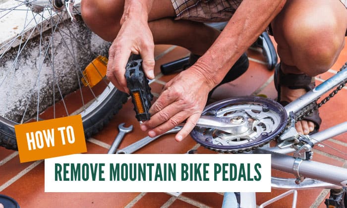 Removing mountain best sale bike pedals