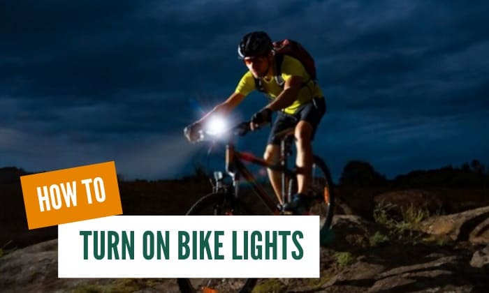 Turn on shop bike light