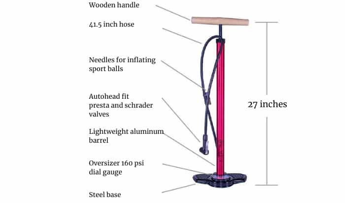 upright bike pump