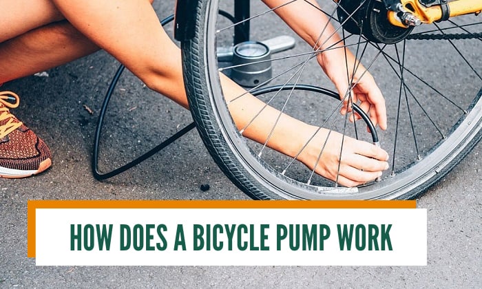 how does a bicycle pump work
