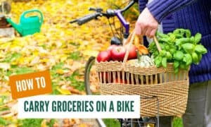 how to carry groceries on a bike
