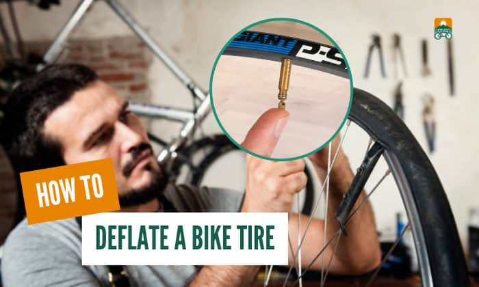 how to deflate a bike tire