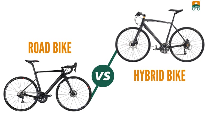 Difference between hybrid bike and 2024 road bike