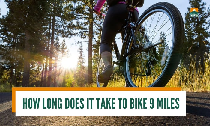 how long does it take to bike 9 miles