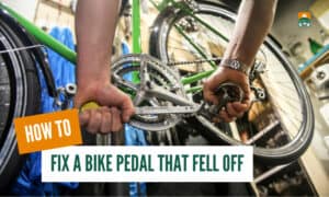 how to fix a bike pedal that fell off
