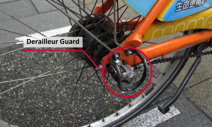 Derailleur guard best sale