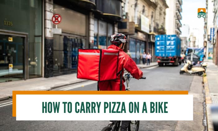 carry pizzas on a bike