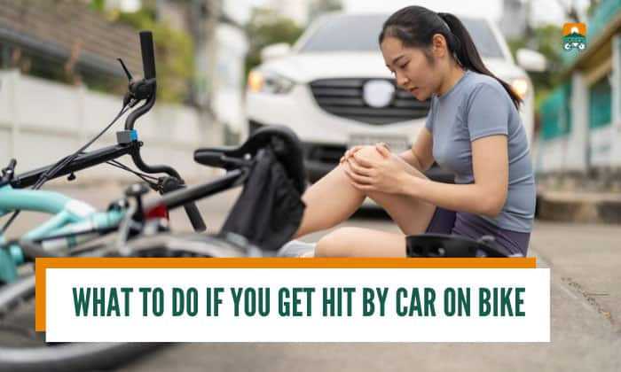 what to do if you get hit by car on bike