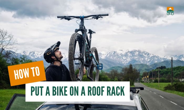 how to put a bike on a roof rack