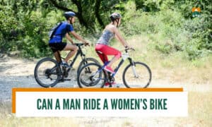 can a man ride a women's bike