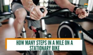 how many steps in a mile on a stationary bike